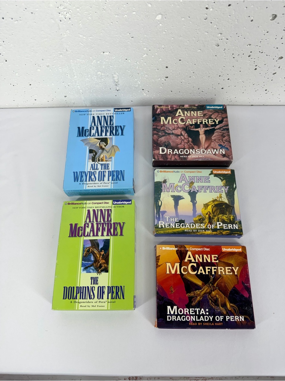 Anne McCaffrey’s Dragonriders of Pern series 5 CD Unabridged audiobooks